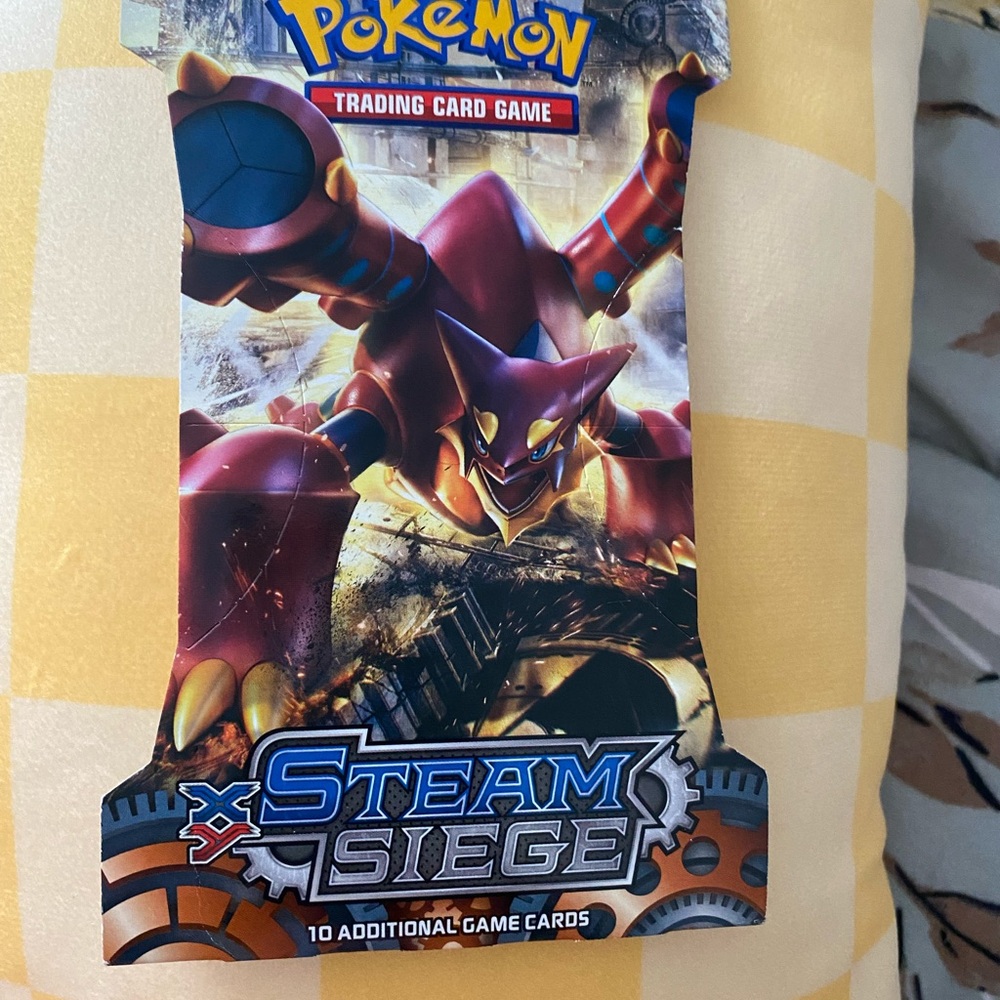 Pokemon Steam Siege Booster Pack with Multicolor Design